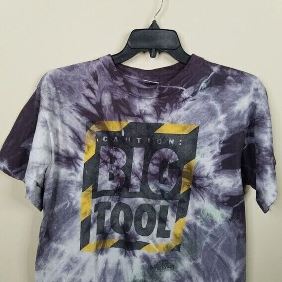 Home Improvement T Shirt Vintage 90s Big Tool Tie Dye Single Stitch Size XL - Picture 2 of 7